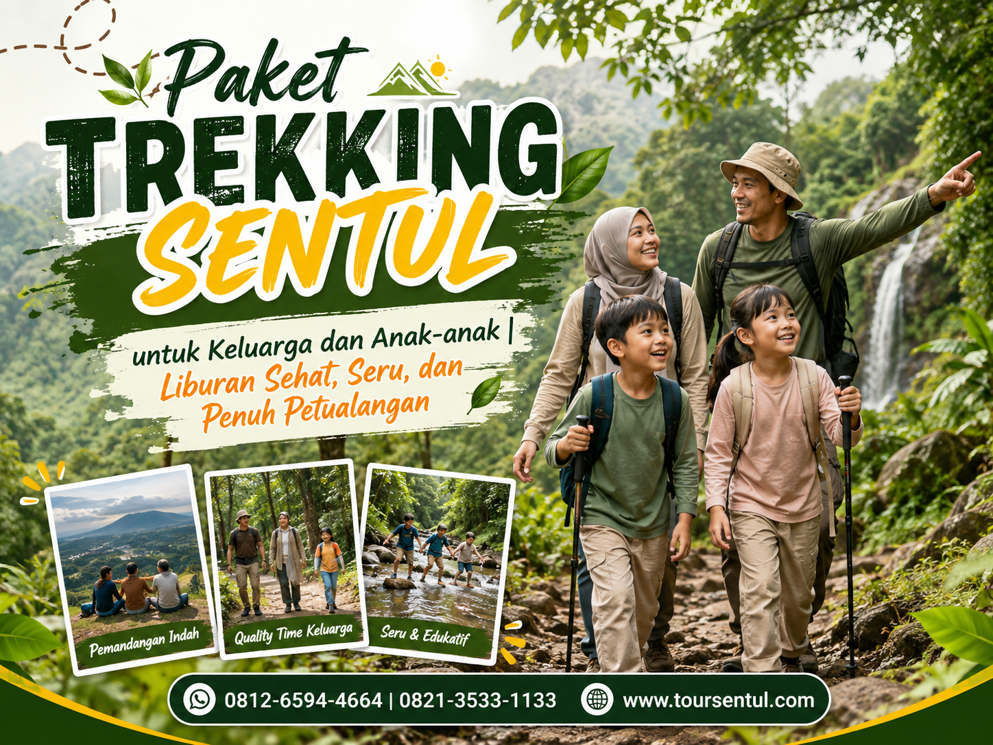 Paket Trekking Sentul untuk Keluarga dan Anak-anak