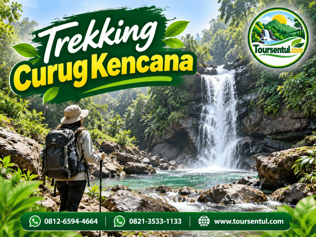 Trekking Curug kencana bersama toursentul.com