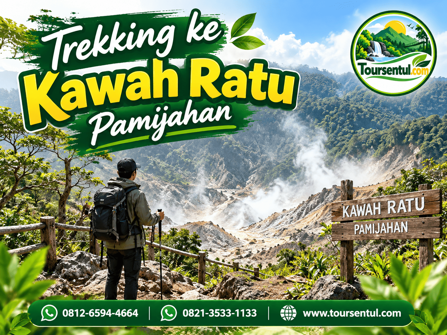 Trekking ke Kawah Ratu Pamijahan